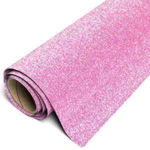 20" x 12" Glitter Flamingo Pink Siser Easyweed HTV Heat Transfer Iron-On Vinyl